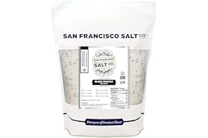 Italian Black Truffle Salt 1lb. Bulk Bag by San Francisco Salt Company