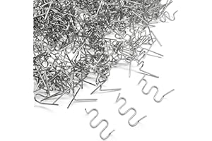 FGO-TOGO 1000pcs 0.8mm Wave Hot Staples Welding Rods Supplies for Plastic Welder Gun to Fix Repair Car Bumpers, Plastic Cracks