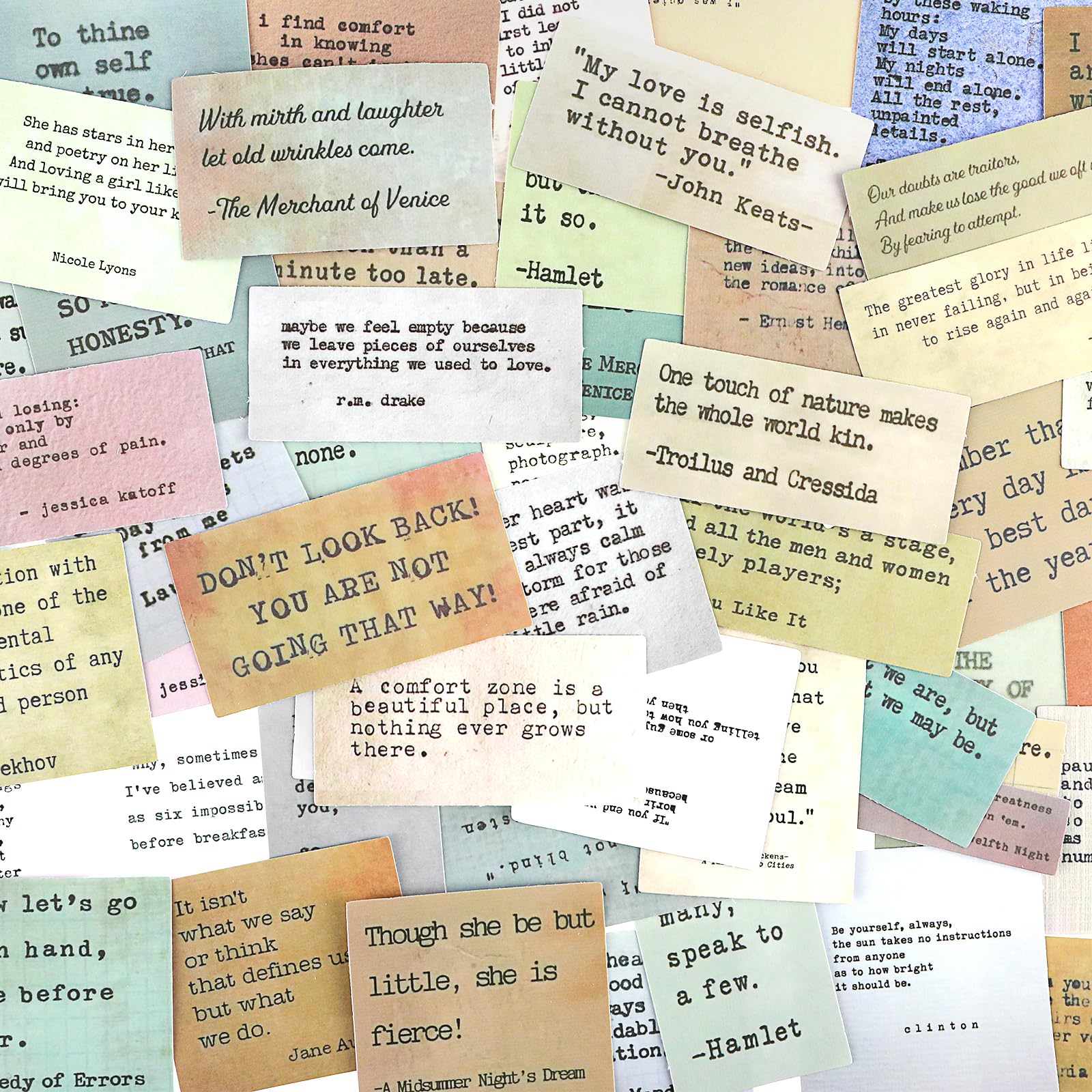 240 Pcs Stickers for Journaling Water Proof Motivational Quotes Stickers for Scrapbooking Planner Journal Laptop Envelope Card Phone Luggage Wall