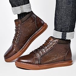 Arkbird Mens Leather Sneaker Fashion Classic Casual