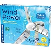 Thames &amp; Kosmos Wind Power (v5.0) | Sustainable Energy Set | Build a Renewable Energy Model Turbine | Generate &amp; Store Electricity | STEM Science Learning &amp; Education | Ages 8+