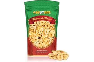 We Got Nuts Premium Dried Banana Chips 64oz (4 Pounds) Fresh, Crispy & Sweetened, Sealed For Freshness - We Got Nuts