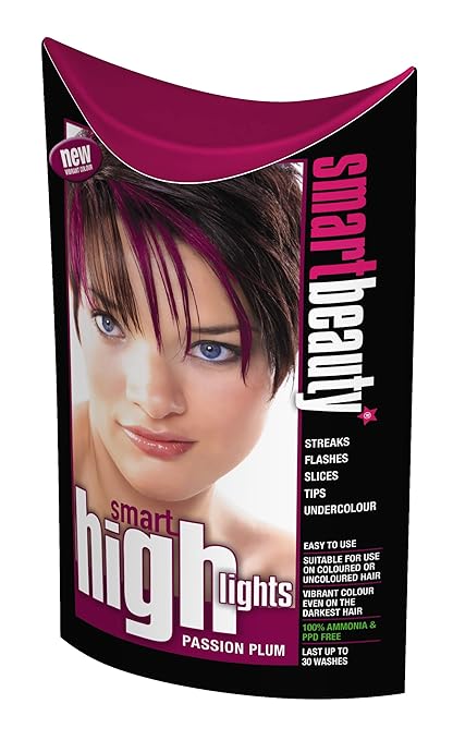 Plum Passion Highlights Hair Dye Semi Permanent Hair Colour