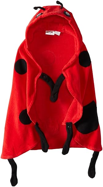 ladybug hooded towel