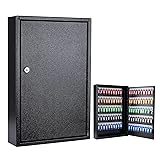 Furnishh Key Box Wall Mount 100 Position Metal