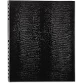 Blueline A10300BLK NotePro Notebook 11 x 8 1/2 White Paper Black Cover 150 Ruled Sheets