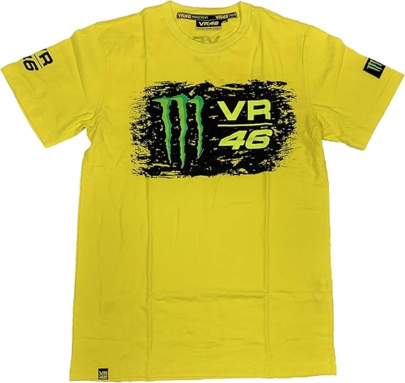Amazon Co Jp Monster Energy モンスターエナジー Vr46 ロゴプリントtシャツ 並行輸入品 Xxxl 服 ファッション小物