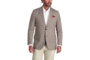 HAGGER Haggar Men's JMH Premium Tailored Fit Subtle Print Stretch Sport Coat - Regular and Big & Tall Sizes