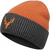 Duck/Deer Hunting Hat for Men Women, Beanie Hunting Gifts Accessories for Hunter Blaze Orange/Camo/Black