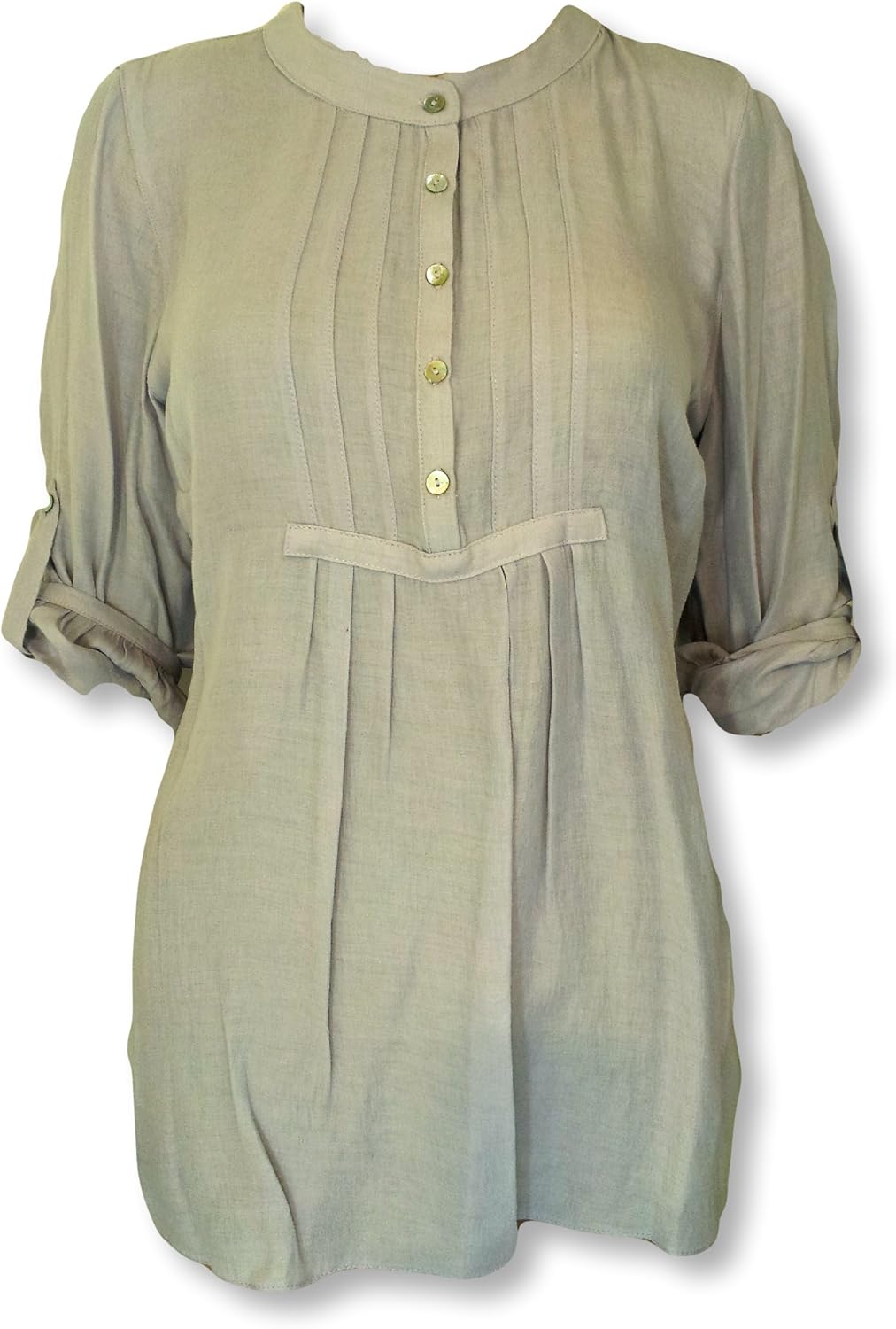 Strawberry Hill Cottage Womens Ex Stock Bon Marche Pintuck Collarless
