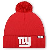FOCO Unisex NFL Team Logo Basic Pom Beanie Hat