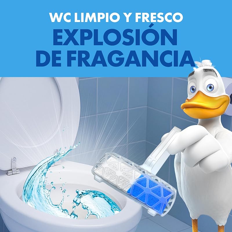 Fresh Boost Marine Wave WC Hangar, limpa, refresca e perfuma a sanita, frescura intensa, cabides de 10