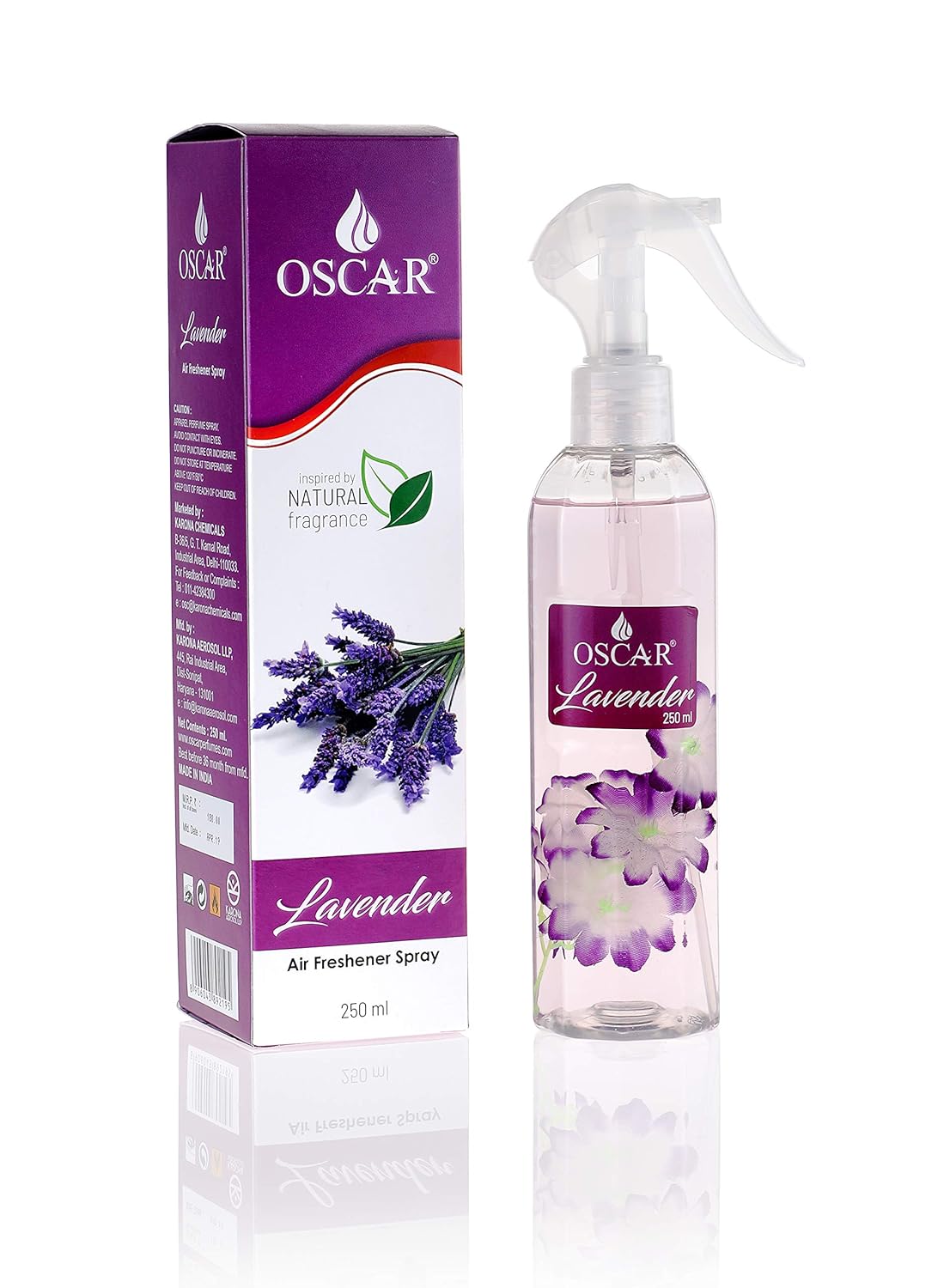 Oscar Room Air Freshener Spray, Lavender 250 ml Amazon.in Home
