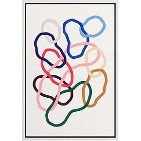 SIGNWIN Framed Canvas Wall Art Boho Decor Illustration...