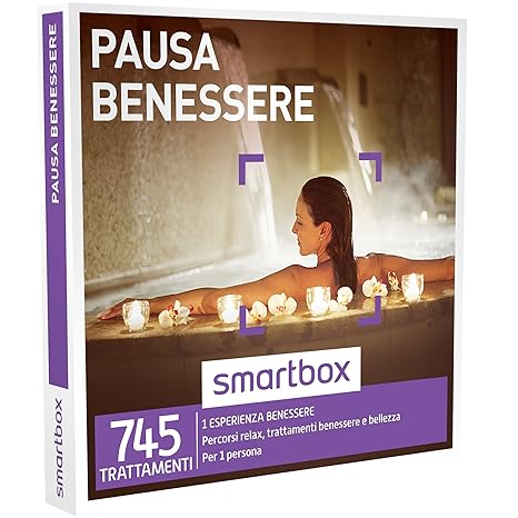 Smartbox Pausa Benessere 745 Trattamenti Wellness Cofanetto Regalo Benessere