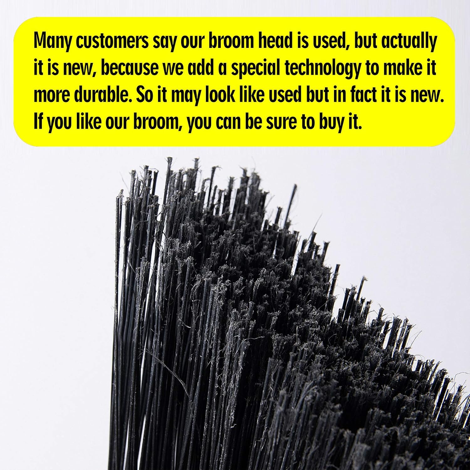 Yocada Heavy-Duty Broom Outdoor Commercial Perfect for Courtyard Garage Lobby Mall Market Floor Home Kitchen Room Office Pet Hair Rubbish 54Inch: Kitchen & Dining