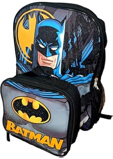batman backpack and lunchbox