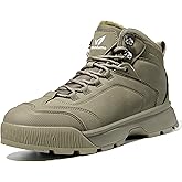 Wondamo Men's Waterproof Snow Boots Insulated Toe Cap Cold Weather Shoes Non-slip Lightweight Winter Boots