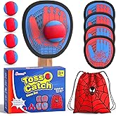 Sunrad Toss and Catch Ball Game Set, Kids Toddler Baseball Catch Ball Outdoor & Beach Toys for Family, Pool Beach Yard Camping Outside Game for Kids Age 3 4 5 6 7 8-12+, Birthday Gift for Boys Girls