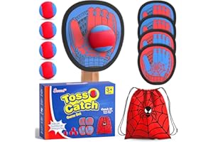 Sunrad Toss and Catch Ball Game Set, Kids Toddler Baseball Catch Ball Outdoor & Beach Toys for Family, Pool Beach Yard Camping Outside Game for Kids Age 3 4 5 6 7 8-12+, Birthday Gift for Boys Girls