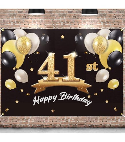 Happy 32nd Birthday Banner - Purple Balloon Theme Door Hanging Sign, 70" Tall, For 32 Year Old Party Decorations - View #11