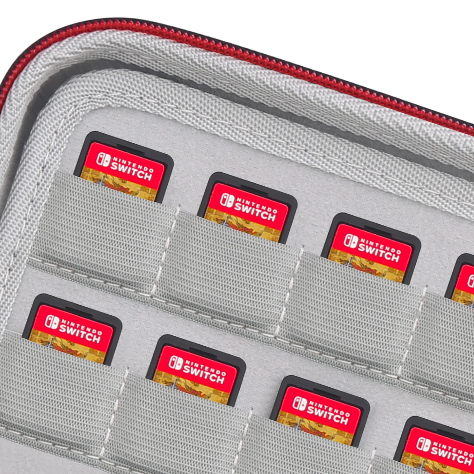 Elonbo 96 Slots Storage Case Holder for SD Memory Cards, Nintendo Switch Game Cartridges, PS Vita Game Card and Micro SD Cards, Black