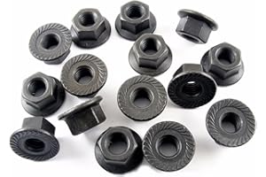 Retro-Motive Flange Nuts- M8-1.25mm Thread- 13mm Hex- 18mm Flange- (Qty.20)- #1917-20