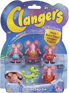 Clangers Collectible Figure Pack with Soup Dragon Figure