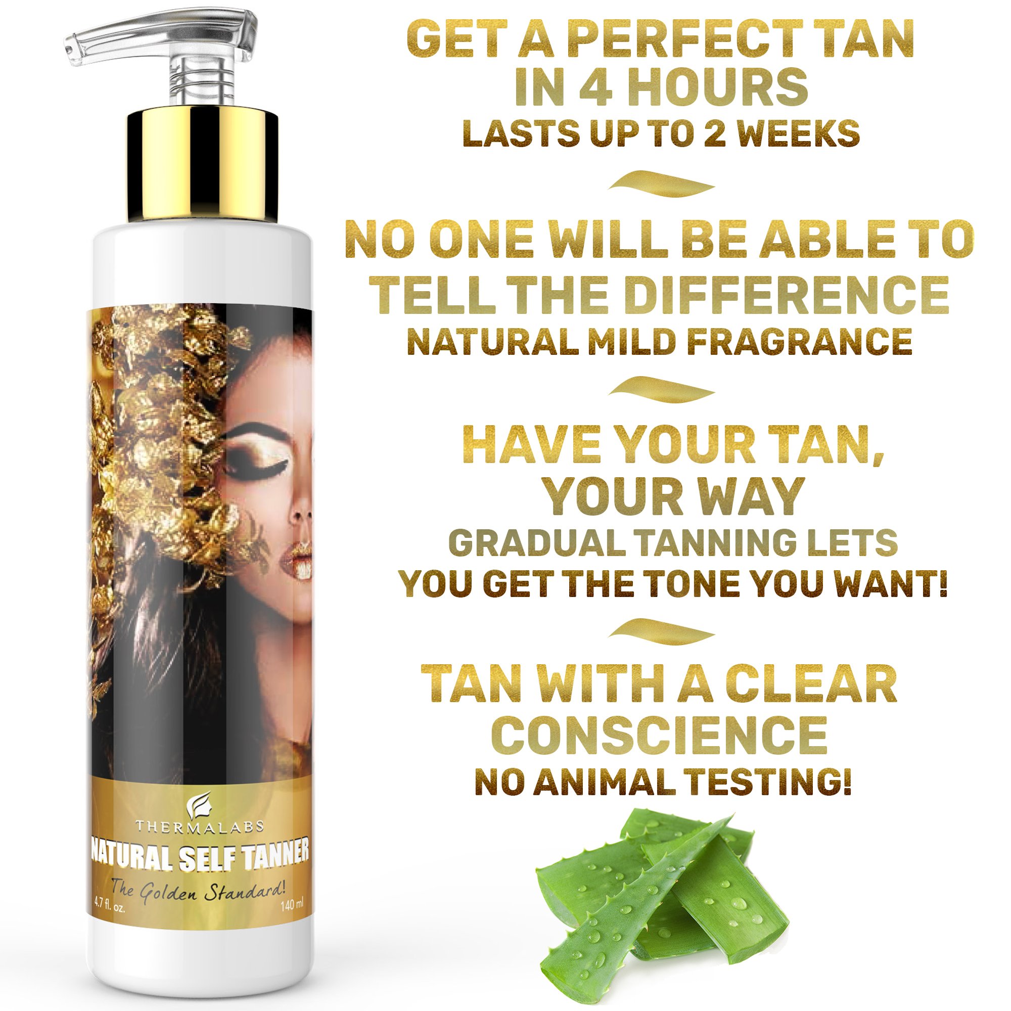 Organic Self Tanner 4.7 oz: Bronzing Your Skin With Care. Ultra Natural Bronzer Glow. Face & Body fake tan lotion. Men & Women Tanners. Gradual Subtle to Dark Sunless Tanning. Express Self-Tan Lotions