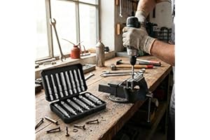 Damaged Screw Extractor Set, 13 Pcs Bolt Extractor Set, Stripped Screws Nuts & Bolts Drill Bit Tools for Easy Removal of Rust