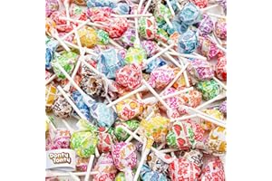 DONTY-TONTY DUM DUMS Lollipops 1 lb – Suckers Hard Candy, Gluten Free, Individually Wrapped Pops (62 Pieces)