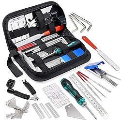 MIFOGE 25Pcs Guitar Repairing Tools Kit Setup Kit