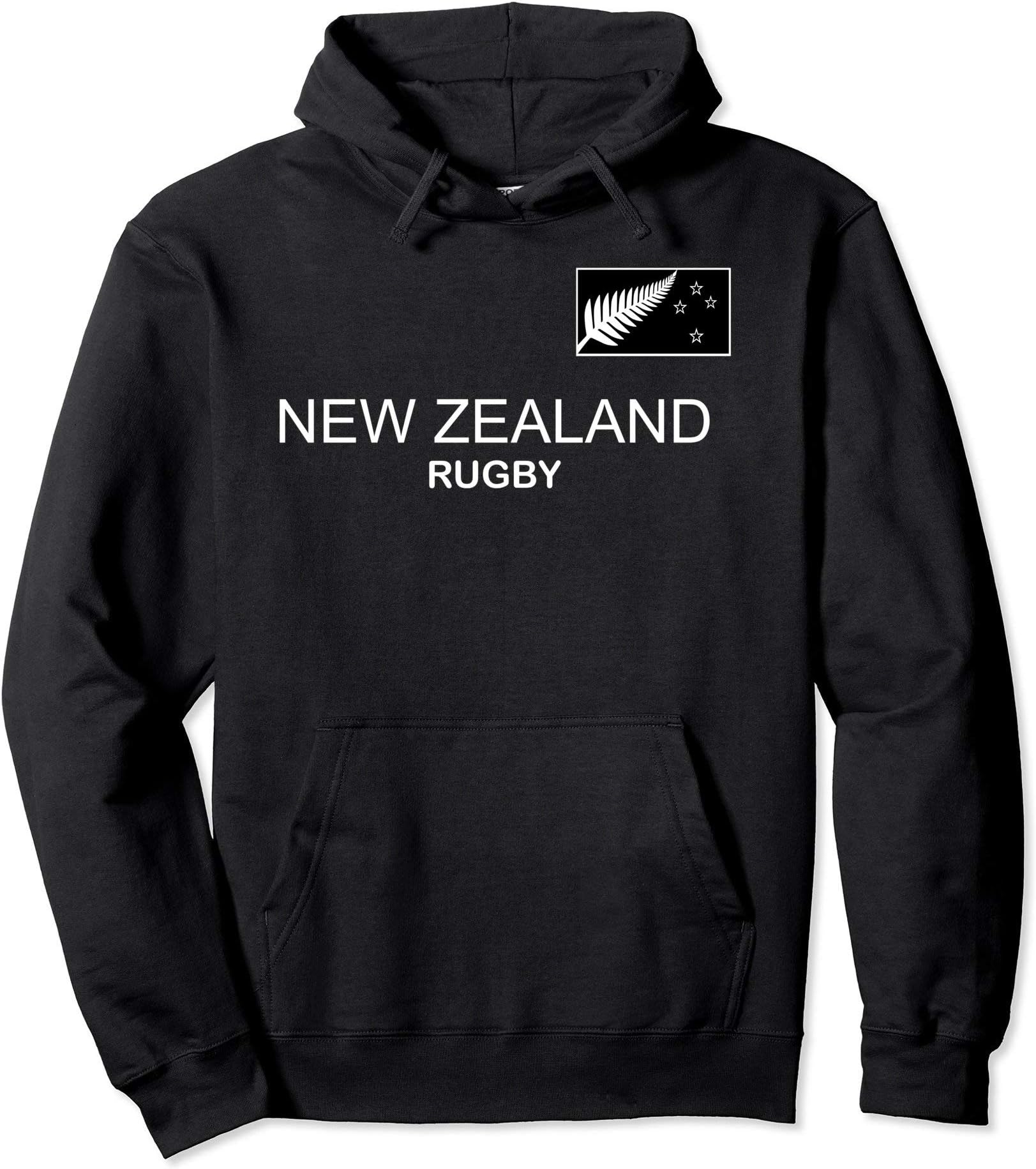 New Zealand Zelanda Rugby Hoodie Jersey