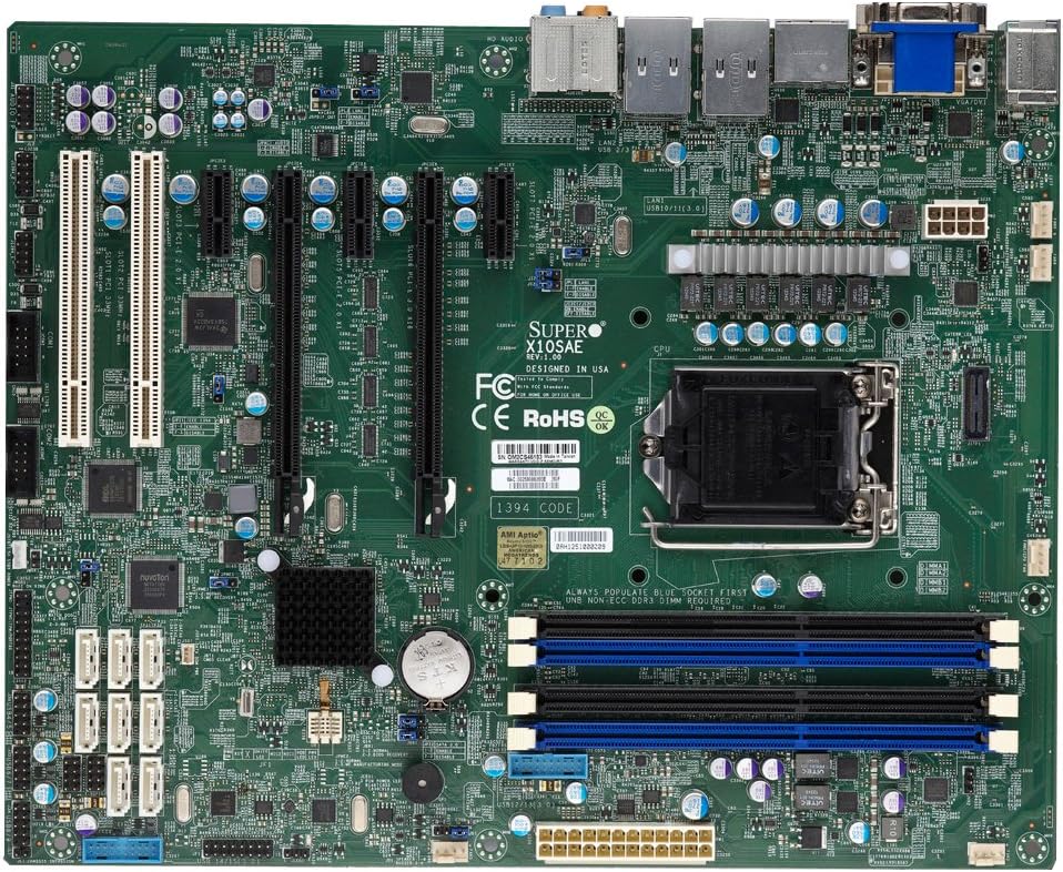 Supermicro ATX DDR3 1600 LGA 1150 Motherboards X10SAE-O