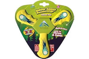 Comet Boomerangs - Stiff Foam for Safe, Low Wind Boomerang Fun!