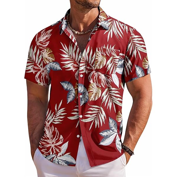 Vnurnrn Honduras Flag Hawaiian Shirt – Men’s Short Sleeve Button Down Casual Shirt For Summer & Beach