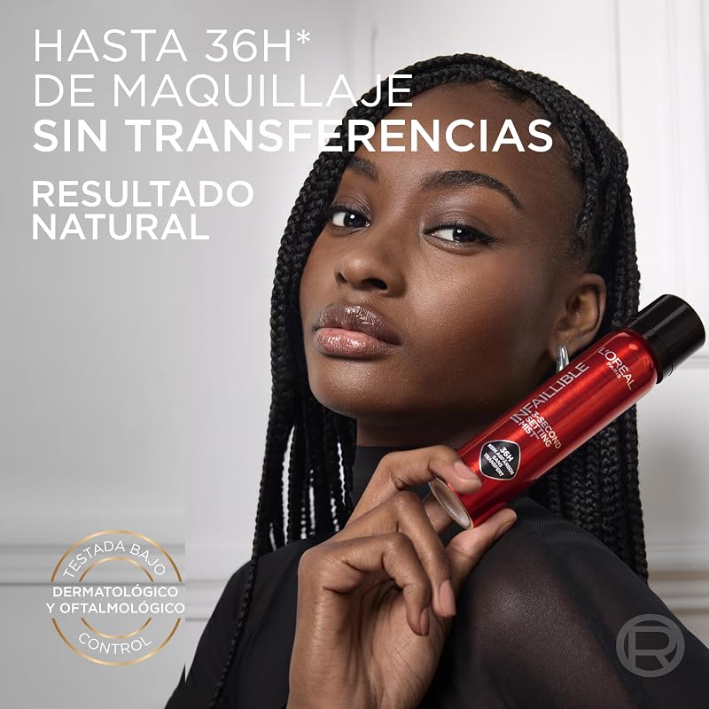 L'Oréal Paris Infaillible Spray Fijador de Maquillaje 3 Segundos, 150ml