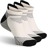 RZTT 90% Merino Wool Sport Socks, Unisex Athletic Ankle Socks for Running, Hiking & Cycling,3-Pack