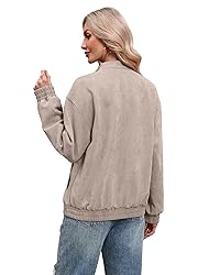 SAMPEEL Leather Jacket Women Faux Oversized