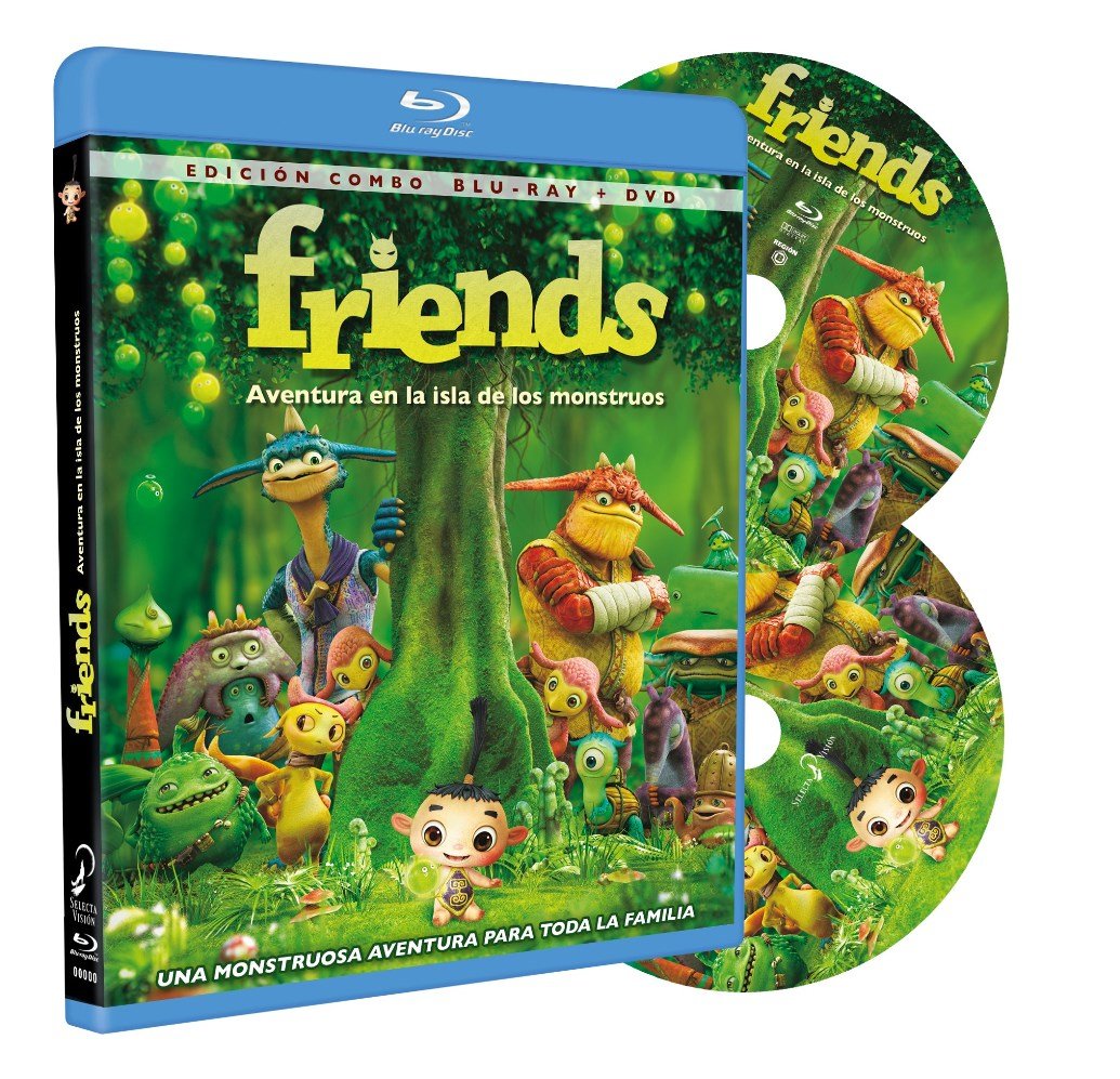 Friends: Aventura En La Isla De Los Monstruos - Edición Combo [Blu-Ray] (2013*** Europe Zone ***