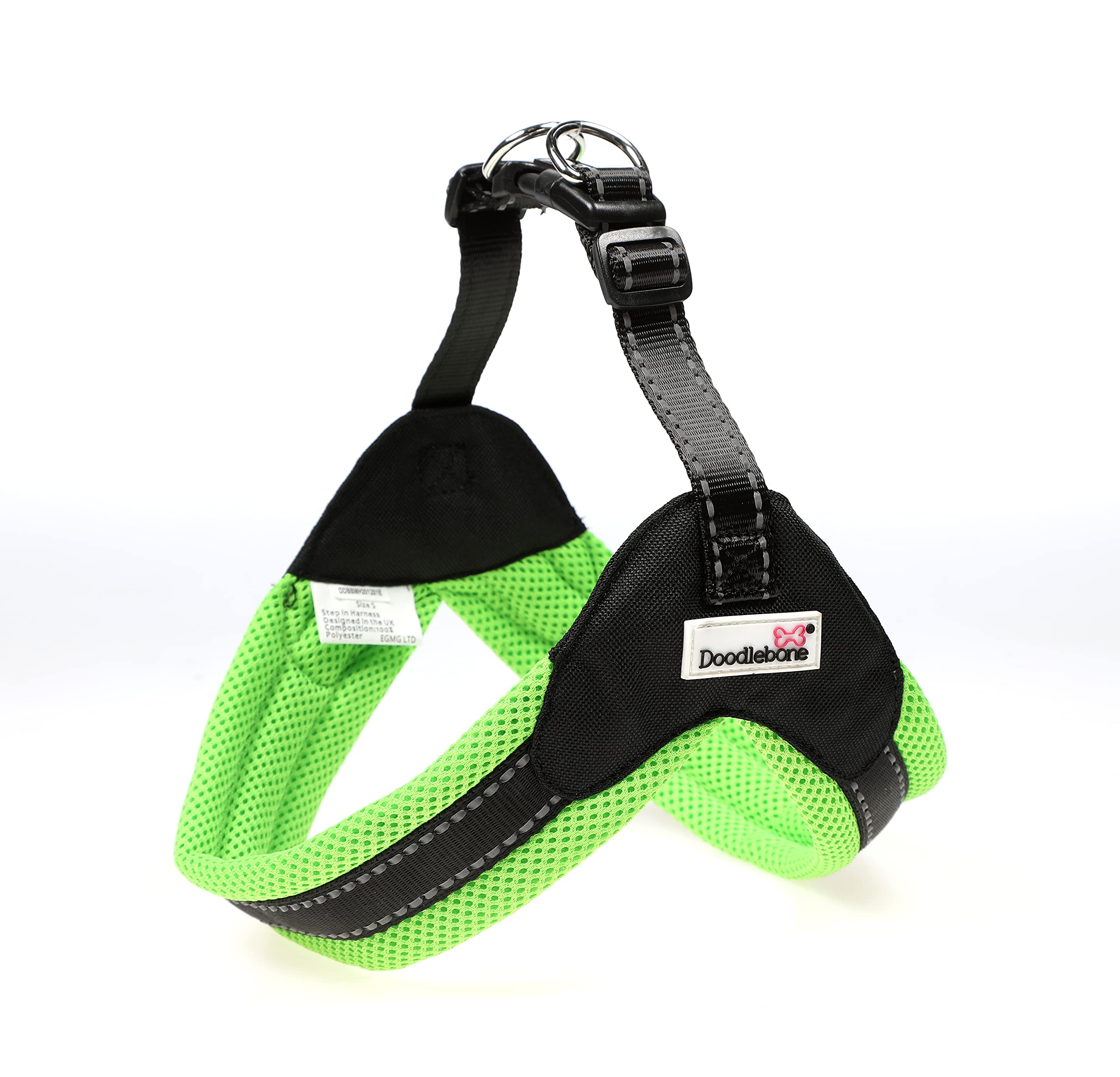 Doodlebone Boomerang Dog Harness, Apple, 8-10