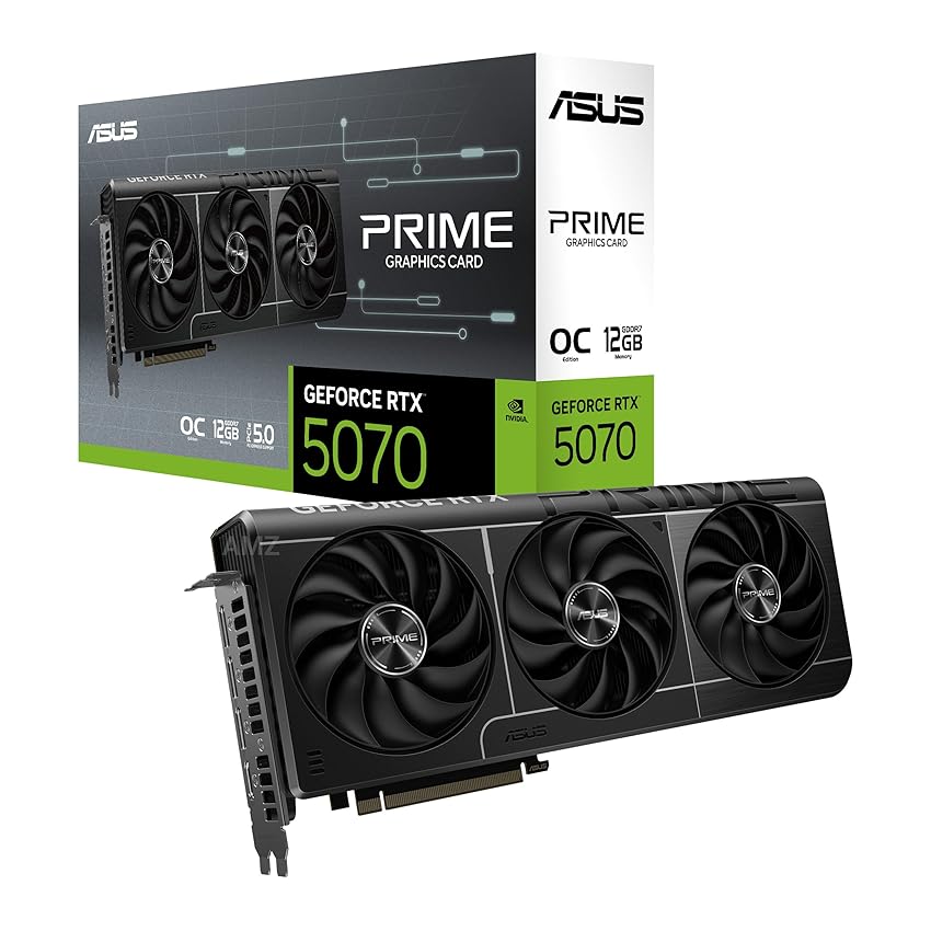 ASUS PRIME NVIDIA GeForce RTX 5070 OC Edition, Scheda Grafica 12 GB GDDR7