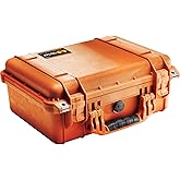 Pelican 1450 Case With Foam (Orange)