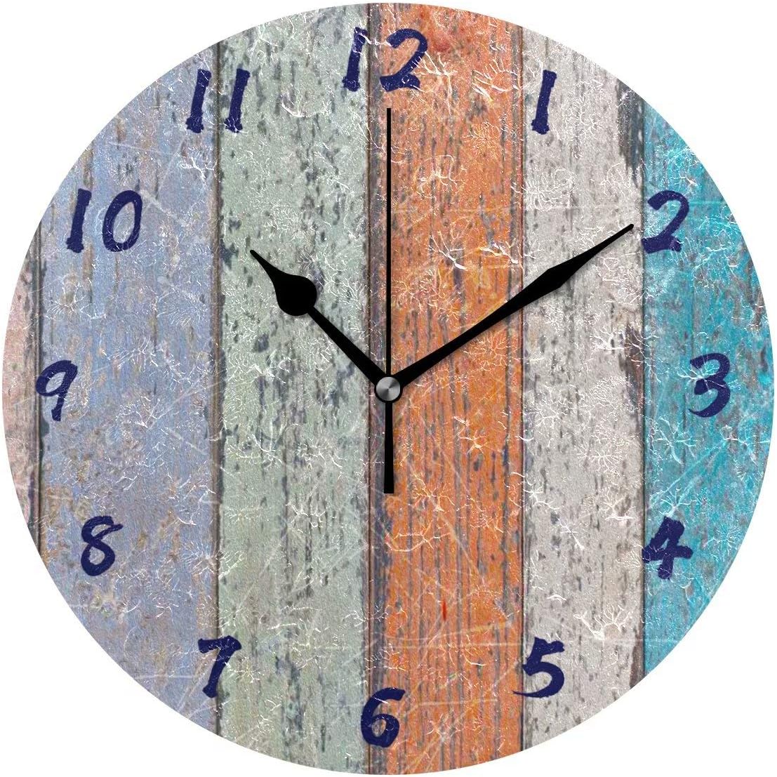 Amazon Com Whbag Rustic Wall Clocks Battery Operated Vintage