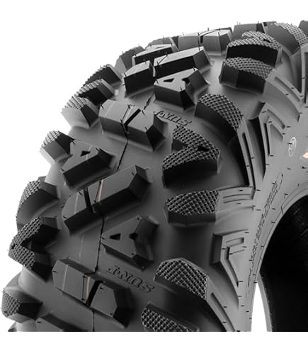 SunF ATV Tire 30x10R14 Radial UTV Tire All Terrain Off-Road, 8 Ply
