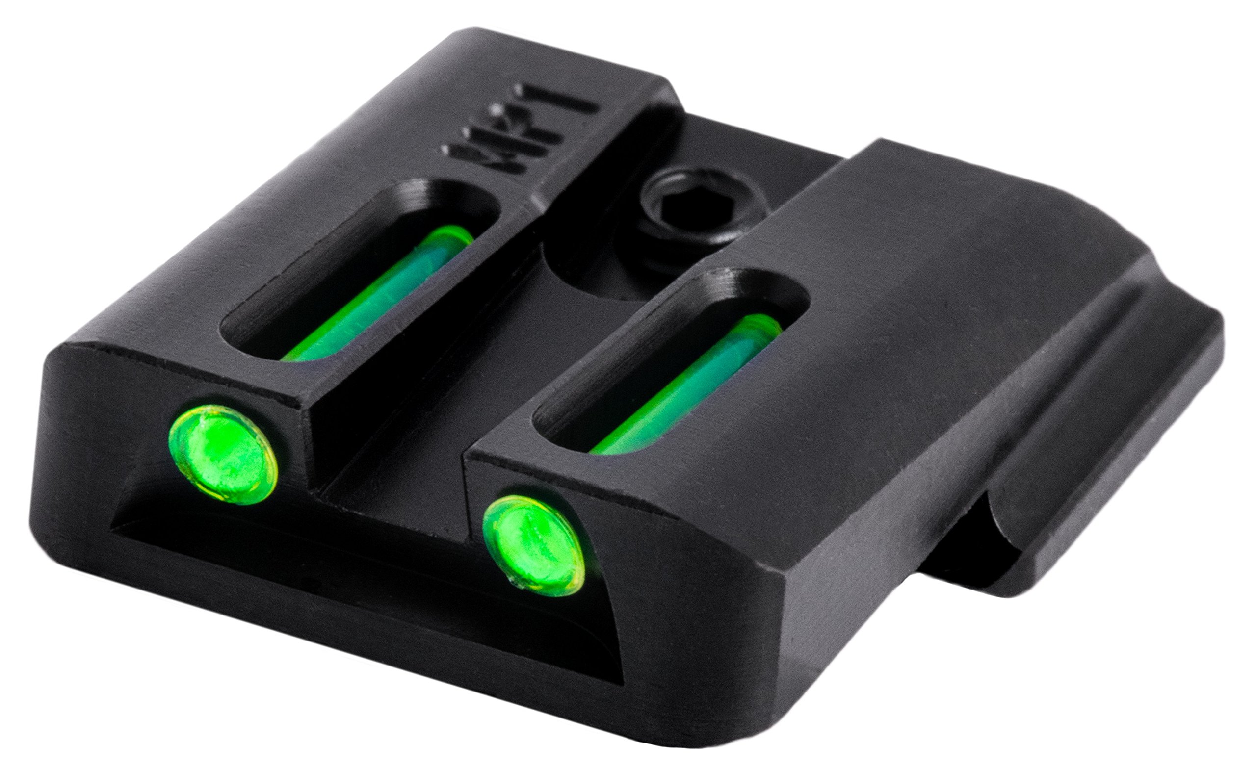 TRUGLO FiberOptic Front and Rear Handgun Sights for Smith & Wesson M&P