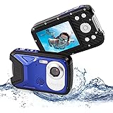 Waterproof Digital Camera Underwater Camera Full HD 1080P Waterproof Camcorder 16MP Waterproof Camera with 1050MAH Rechargeab