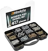 Hinrichs 417pc Wall Screw & Plug Set Storage Case - 4 Plug Sizes, 9 Screw Sizes view 1