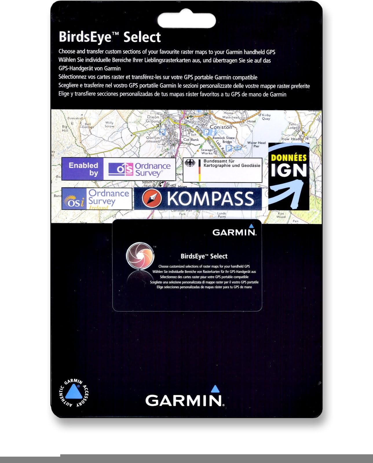 GarminBirdsEye Satellite Imagery Select Card, Black