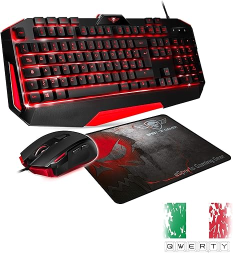 SPIRIT OF GAMER - PACK IT 3IN1 PRO MK3 QWERTY - Teclado de Jugador ...